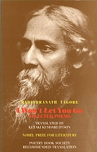 I won't let you go : selected poems