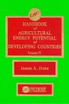 CRC Handbook of agricultural energy potential of developing countries/ 4.