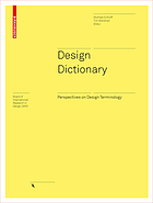 Design dictionary : perspectives on design terminology
