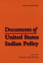 Documents of United States Indian policy