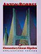 Elementary linear algebra : applications version