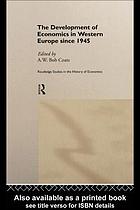 The development of economics in Western Europe since 1945