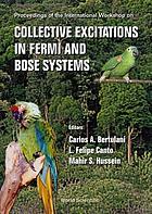 Collective excitations in fermi and bose systems.