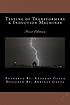 Testing of transformers & induction machines by  Anubhav Gupta 