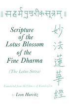 Scripture of the lotus blossom of the fine dharma