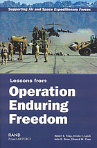 Supporting air and space expeditionary forces : lessons from Operation Enduring Freedom