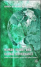Human values and global governance : studies in development, security and culture, volume 2