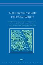 Earth system analysis for sustainability