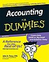 Accounting for dummies by  John A Tracy 