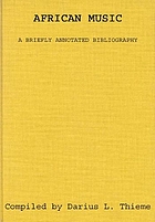 African music : a briefly annotated bibliography