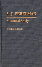 S.J. Perelman : a critical study