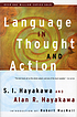 Language in thought and action by  S  I Hayakawa 