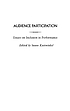 Audience participation : essays on inclusion in... von Susan Kattwinkel