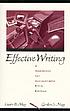 Effective writing : a handbook for accountants 著者： Claire Arevalo May