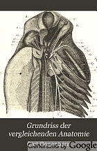 Grundriss der vergleichenden Anatomie.