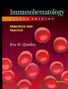Immunohematology : principles and practice