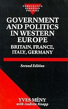Government and politics in Western Europe : Britain, France, Italy, Germany