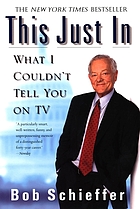 This just in : what I couldn't tell you on TV