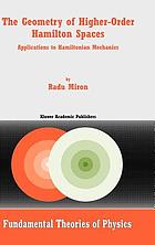 The geometry of higher-order Hamilton spaces : applications to Hamiltonian mechanics