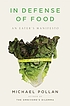 In defense of food : an eater's manifesto von Michael Pollan