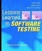Lessons learned in software testing : a context-driven approach