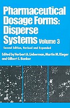 Pharmaceutical dosage forms : Disperse systems.