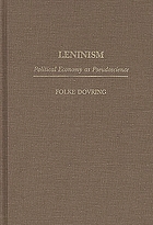Leninism : political economy as pseudoscience