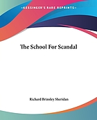 The School for scandal