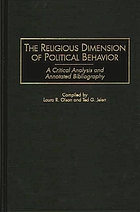 The religious dimension of political behavior : a critical analysis and annotated bibliography