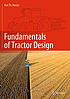 Fundamentals of tractor design by Karl Th Renius