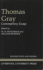 Thomas Gray : contemporary essays