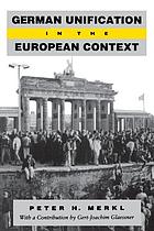 German unification in the European context