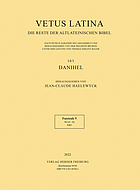 Vetus Latina; die Reste der altlateinischen Bibel.