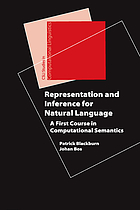 Representation and inference for natural language : a first course in computational semantics