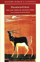 Dharmasūtras : the law codes of Āpastamba, Gautama, Baudhāyana, and Vasiṣṭha