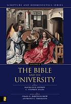 The Bible and the university