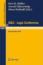 ISILC Logic Conference : proceedings of the International Summer Institute and Logic Colloquium, Kiel, 1974