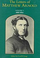 The letters of Matthew Arnold