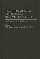 Environmental policies in the Third World : a comparative analysis