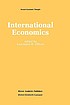 International economics by Lawrence H Officer