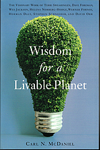 Wisdom for a livable planet