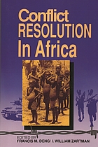 Conflict resolution in Africa