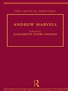 Andrew Marvell, the critical heritage