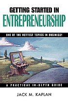 Getting started in entrepreneurship