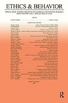Control groups in psychosocial intervention research