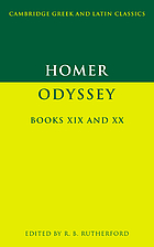 Odyssey. Books XIX and XX