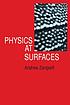 Physics at surfaces de  Andrew Zangwill 