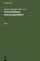 Tourismus-Management : Tourismus-Marketing und Fremdenverkehrsplanung