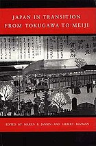 Japan in transition, from Tokugawa to Meiji