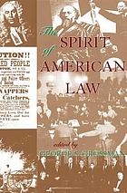 The spirit of American law